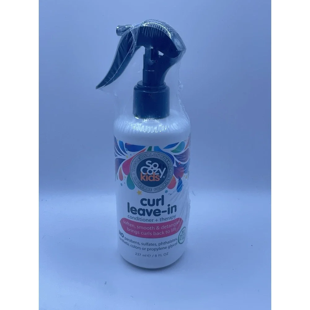 So Cozy Kids Curl‎ Leave-In Conditioner & Therapy Detangler 8 FL OZ - NEW Sealed